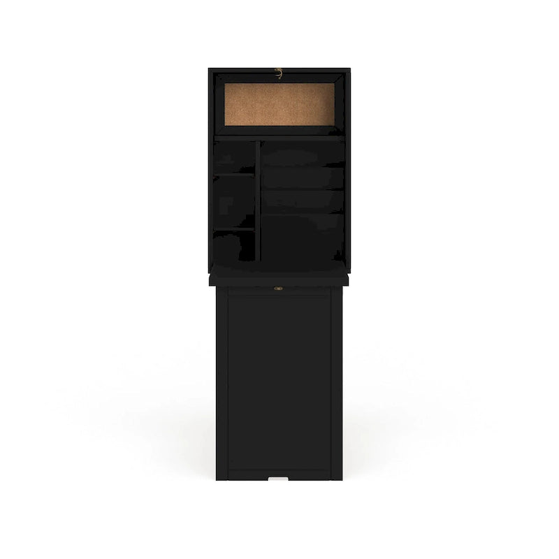 Bureau convertible pliant noir