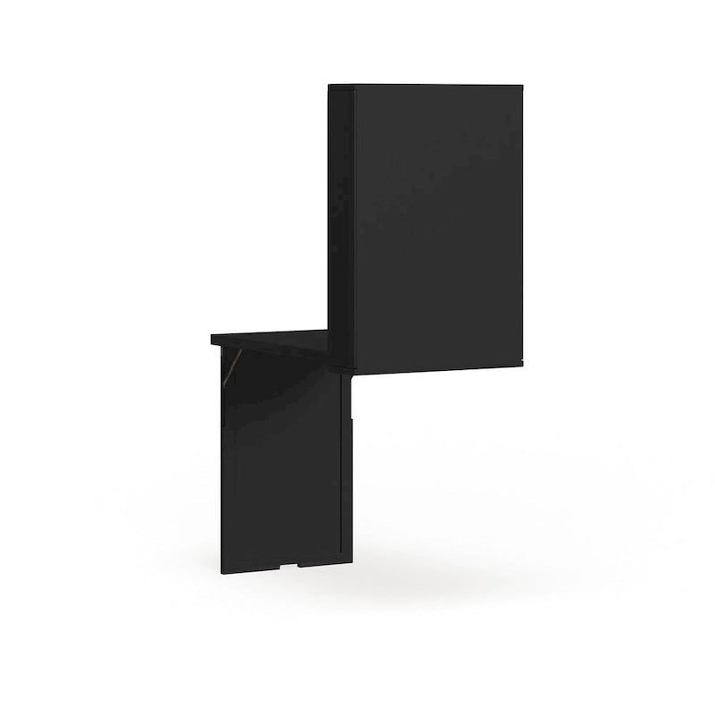 Bureau convertible pliant noir