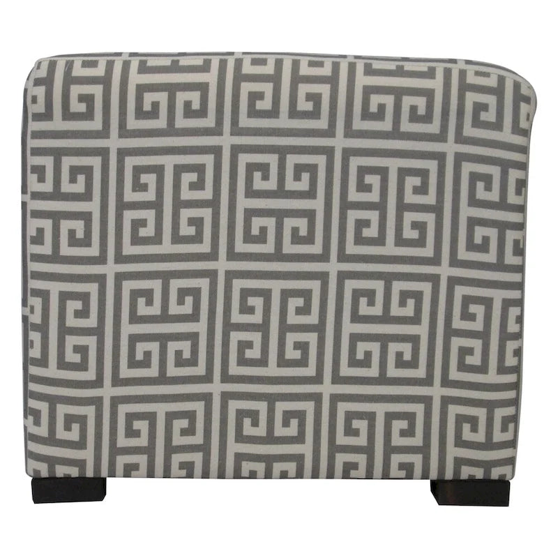 Pouf carré capitonné 4 boutons