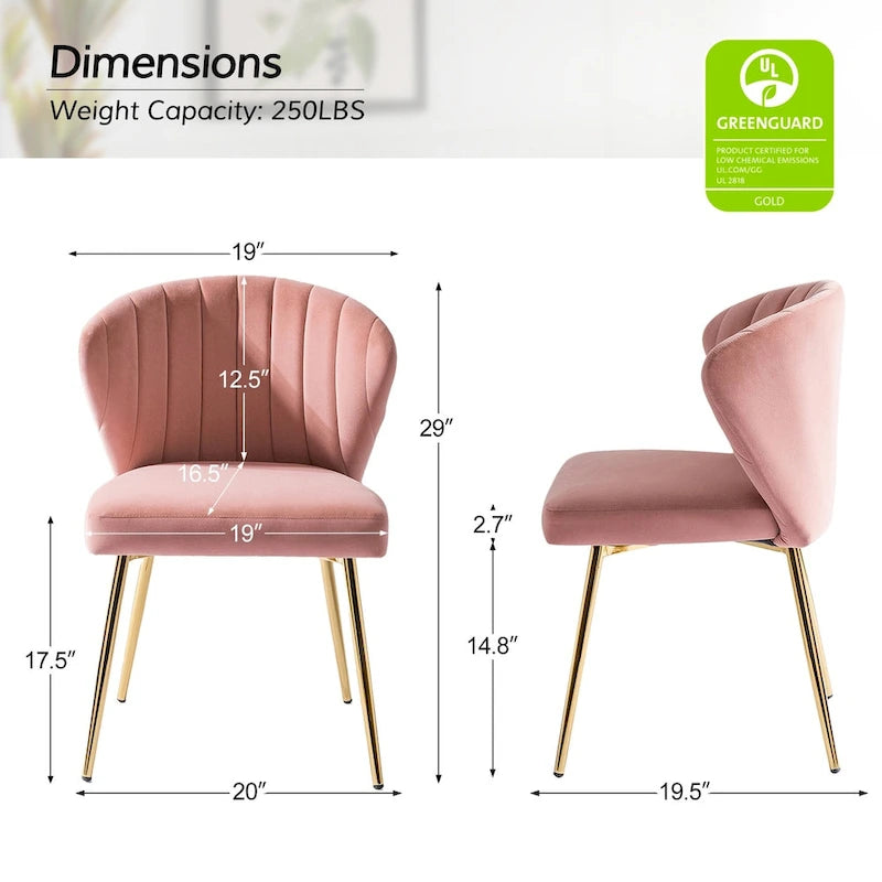 Fauteuil de bureau ergonomique pivotant à 360° en velours capitonné avec dossier nervuré