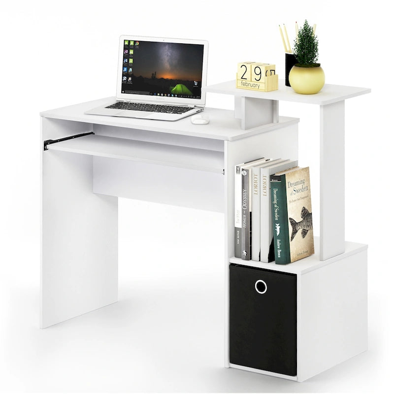 Bureau polyvalent avec poubelle de rangement