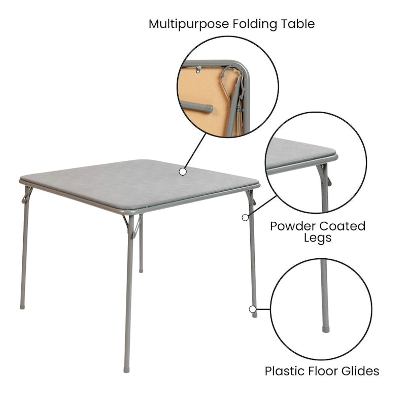Table de jeu pliable en vinyle
