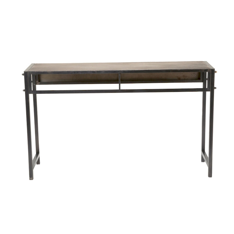Console en métal bronze