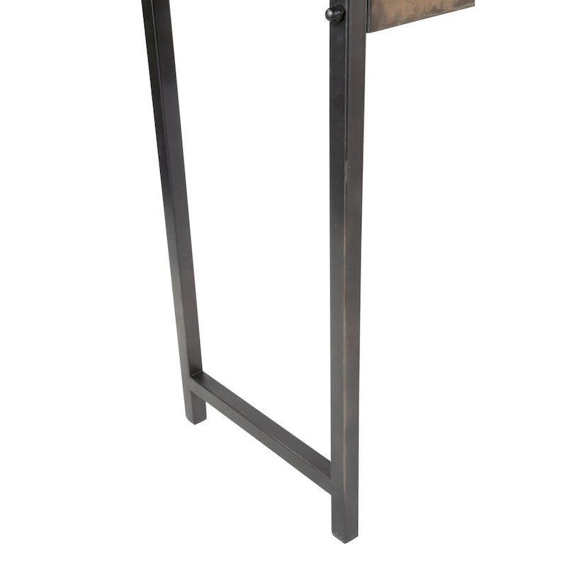 Console en métal bronze