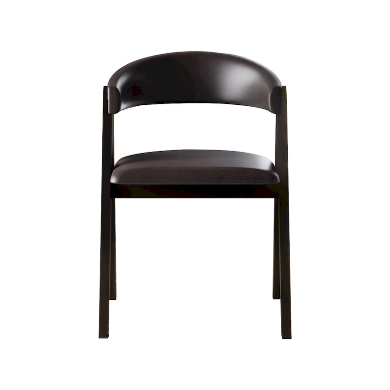 Chaises de salle à manger transitionnelles en V (lot de 4)