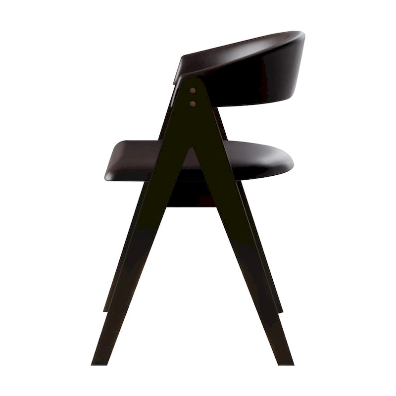 Chaises de salle à manger transitionnelles en V (lot de 4)