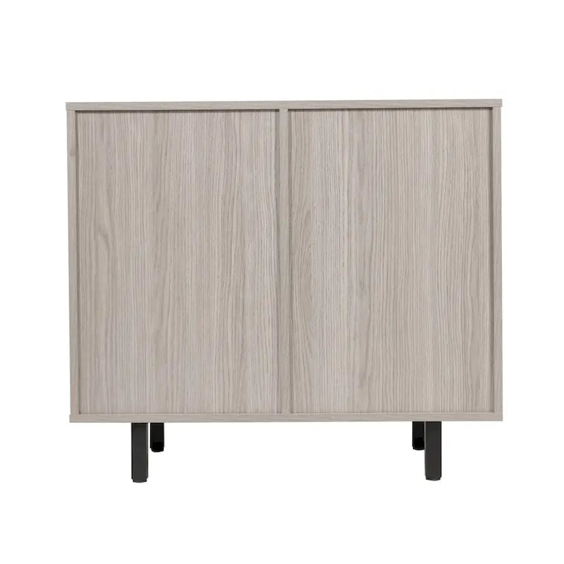 Meuble d'appoint et meuble bar avec rangements ouverts et fermés