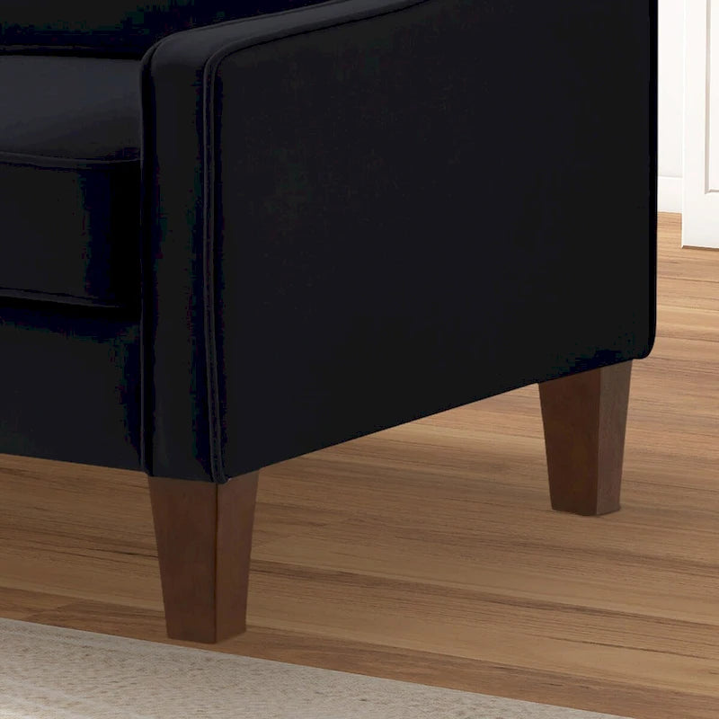 Causeuse 2 places en velours moderne pour salon