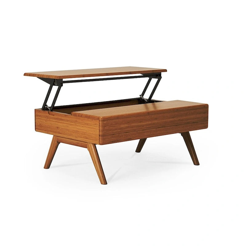 Table basse relevable, cuivre