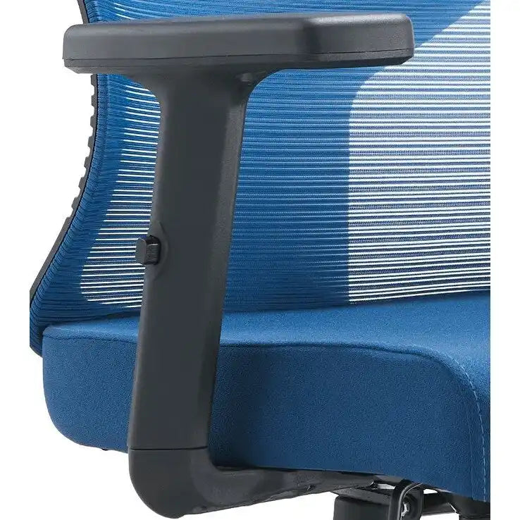 Chaise de bureau mi-dossier avec hauteur, pivot et inclinaison réglables