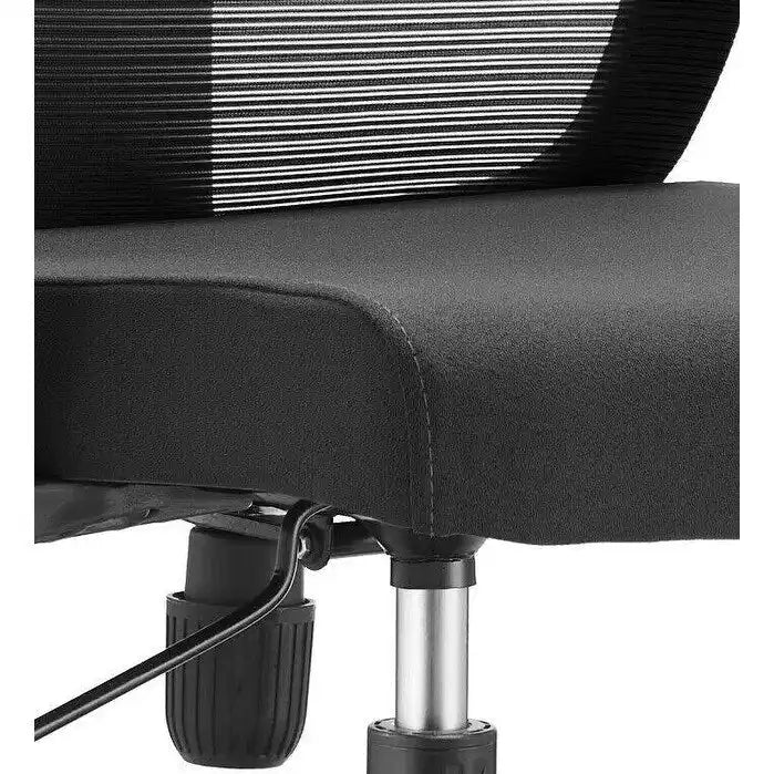 Chaise de bureau mi-dossier avec hauteur, pivot et inclinaison réglables