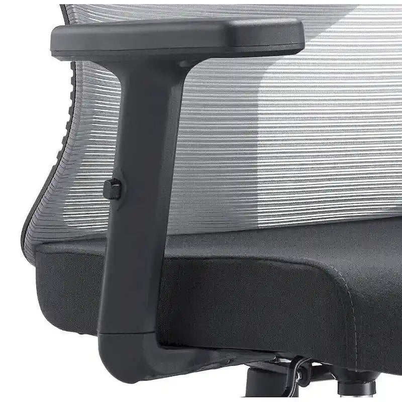 Chaise de bureau mi-dossier avec hauteur, pivot et inclinaison réglables