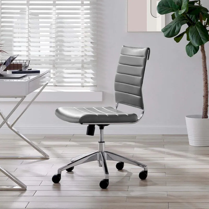 Chaise de bureau à dossier mi-hauteur