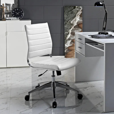 Chaise de bureau à dossier mi-hauteur