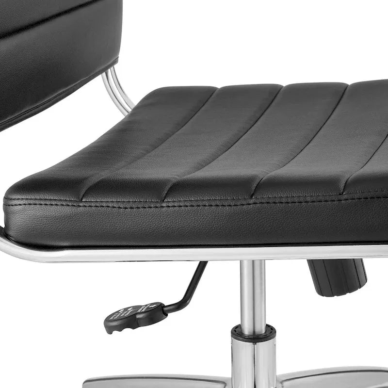 Chaise de bureau à dossier mi-hauteur