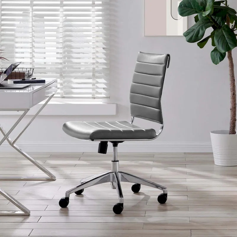 Chaise de bureau à dossier mi-hauteur