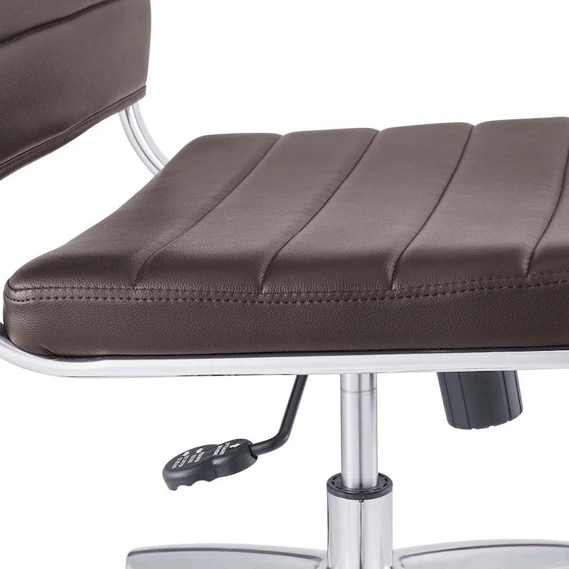 Chaise de bureau à dossier mi-hauteur